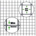 Wholesale price 2x2 galvanized welded wire mesh roll